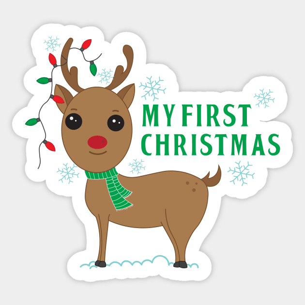 My First Christmas Sticker by novaya